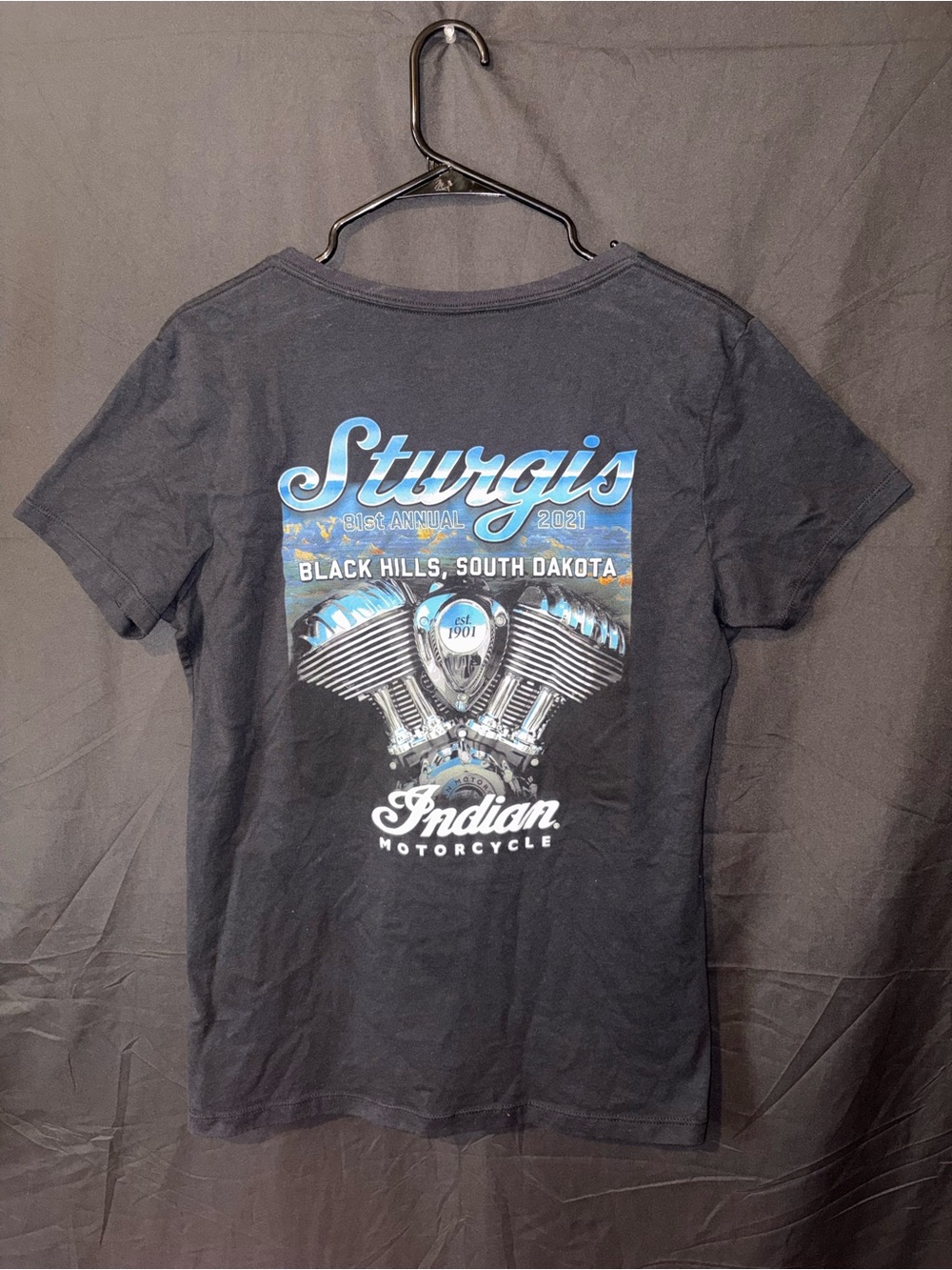 Indian Motorcycle Sturgis V-Neck T-Shirt